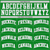 Custom Grass Green White-Gray Authentic Basketball Jersey