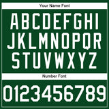 Custom Green White Performance T-Shirt