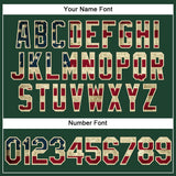 Custom Stitched Green Vintage USA Flag-Cream Sports Pullover Sweatshirt Hoodie