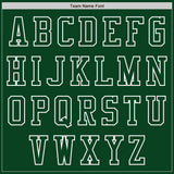 Custom Green White Authentic Baseball Jersey
