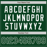 Custom Green White Authentic Baseball Jersey