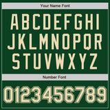 Custom Green Cream Authentic Baseball Jersey
