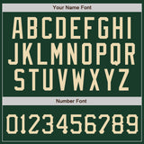 Custom Green Cream Authentic Baseball Jersey