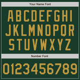 Custom Green Old Gold Authentic Baseball Jersey