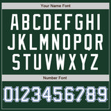 Custom Green White-Royal Authentic Baseball Jersey