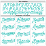 Custom White Ice Blue Aqua-Navy Check Board 3D Pattern Design Bomber Full-Snap Varsity Letterman Jacket