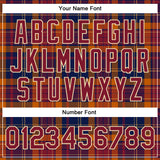 Custom Crimson Cream Black-City Cream Classic Western Plaid 3D Pattern Design Bomber Full-Snap Varsity Letterman Jacket