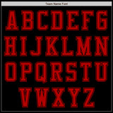 Custom Black Red Bomber Varsity Letterman Zipper Jacket