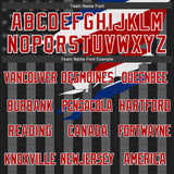Custom Black Red-Gray Costa Rica Costa Rican Flag 3D Bomber Full-Snap Varsity Letterman Hoodie Jacket