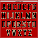 Custom Red Black-Cream Bomber Varsity Letterman Two Tone Zipper Jacket