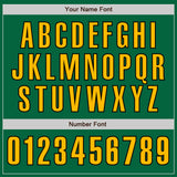 Custom Kelly Green Gold-Black Authentic Baseball Jersey