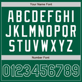 Custom Kelly Green White Authentic Baseball Jersey