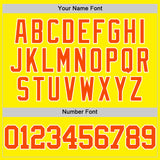 Custom Light Yellow Orange-White Authentic Basketball Jersey