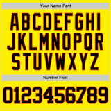 Custom Light Yellow Black-Orange Authentic Basketball Jersey