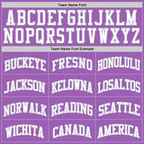 Custom Medium Purple White-Gray Authentic Basketball Jersey