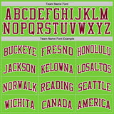 Custom Neon Green Maroon-White Authentic Basketball Jersey