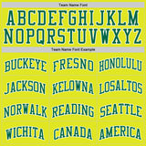 Custom Neon Yellow Kelly Green-White Authentic Basketball Jersey