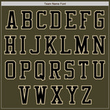 Custom Olive Black-Cream Authentic Salute To Service Baseball Jersey