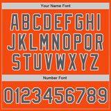 Custom Orange Steel Gray-White Authentic Baseball Jersey