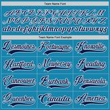 Custom Panther Blue Navy-White Hockey Jersey