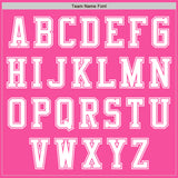 Custom Pink White Authentic Baseball Jersey