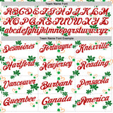 Custom White Red 3D St. Patrick's Day Shamrock Performance Polo Shirt