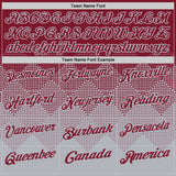 Custom Crimson Gray 3D Gradient Square Shape Performance Polo Shirt