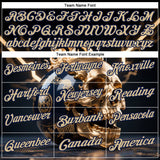 Custom Navy Vegas Gold 3D Metal Skull Bowling Performance Polo Shirt