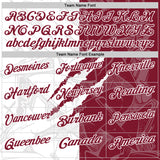 Custom Graffiti Pattern Crimson-White 3D Scratch Performance Polo Shirt