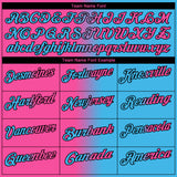 Custom Sky Blue Pink-Black 3D Gradient Fashion Performance Polo Shirt