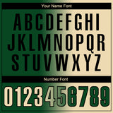 Custom Green Cream-Black 3D Gradient Fashion Performance Polo Shirt