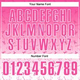 Custom Pink White 3D Gradient Pink Ribbon Breast Cancer Awareness Month Women Health Care Support Performance Polo Shirt