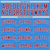 Custom Powder Blue Maroon-White Authentic Basketball Jersey