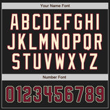 Custom Black Crimson-City Cream Authentic Raglan Sleeves Baseball Jersey
