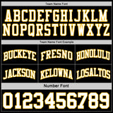 Custom Reversible Black White-Gold Double Side Sublimation Basketball Suit Jersey