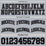 Custom Reversible Black Gray Double Side Sublimation Basketball Suit Jersey