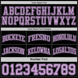 Custom Reversible Black Light Purple Double Side Sublimation Basketball Suit Jersey