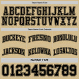 Custom Reversible Black Vegas Gold Double Side Sublimation Basketball Suit Jersey