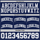 Custom Navy White-Gray Reversible Double Side Sublimation Basketball Suit Jersey