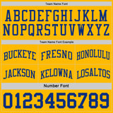 Custom Royal Gold-White Reversible Double Side Sublimation Basketball Suit Jersey