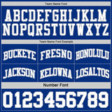Custom Royal White-Gray Reversible Double Side Sublimation Basketball Suit Jersey