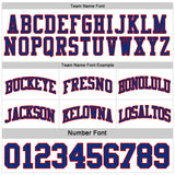 Custom Red White-Royal Reversible Double Side Sublimation Basketball Suit Jersey