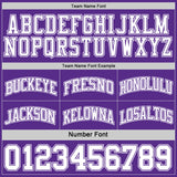 Custom Purple White Reversible Double Side Sublimation Basketball Suit Jersey
