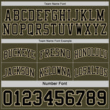Custom Reversible Black Olive-Cream Double Side Sublimation Basketball Suit Jersey