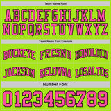Custom Reversible Black Neon Green-Pink Double Side Sublimation Basketball Suit Jersey