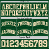 Custom Reversible Green Cream Double Side Sublimation Basketball Suit Jersey