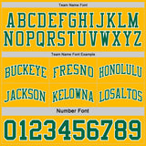 Custom Reversible Kelly Green White-Gold Double Side Sublimation Basketball Suit Jersey