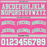 Custom Reversible Kelly Green Pink-White Double Side Sublimation Basketball Suit Jersey