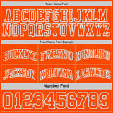 Custom Reversible Orange White-Gray Double Side Sublimation Basketball Suit Jersey