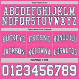 Custom Reversible Pink Black-Light Blue Double Side Sublimation Basketball Suit Jersey